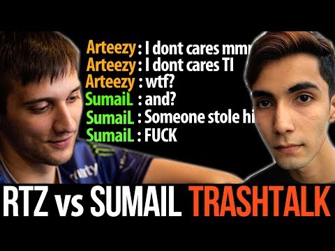 Arteezy vs SumaiL - TOP MMR Trashtalk Cancer Game Dota2