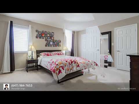 Home for sale at 69 Stedford Crescent, Brampton, ON L7A 0G4