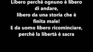 Libero- Fabrizio Moro (testo)