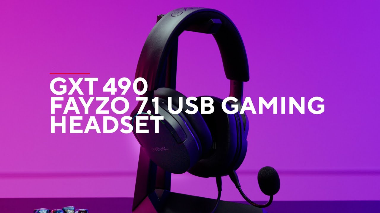 Trust Cuffia GXT 490 FAYZO Nero