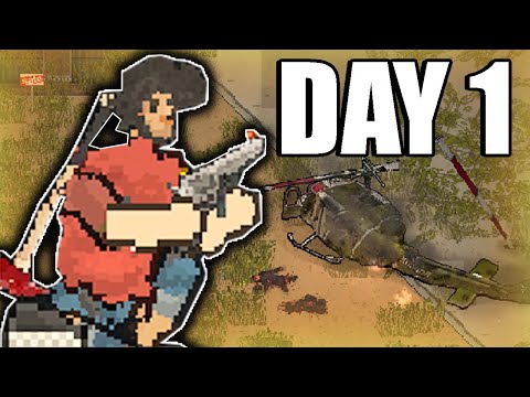 Can I Survive This Pixel APOCALYPSE?? | ZED ZONE Day 1 Survival