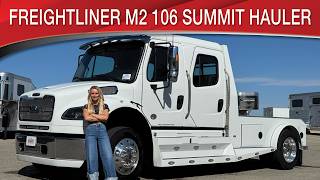 A preview image of the linked video showcasing 2023 Freightliner M2 106 Summit Hauler
