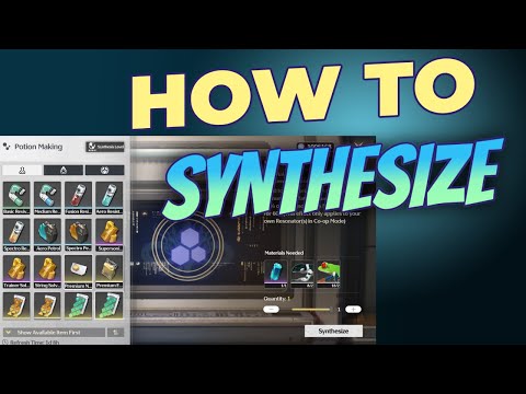 Beginners Guide - How To Synthesize in #wutheringwaves