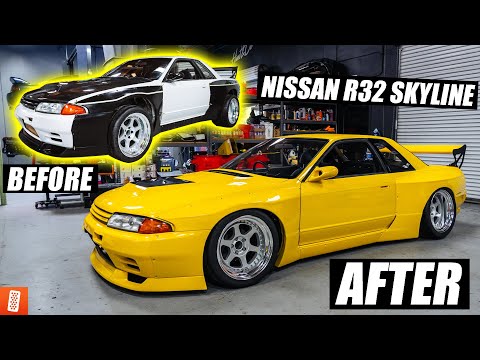 Building and Heavily Modifying a 1989 Nissan Skyline R32 GTS-T - Part 7 - How low can it go?!