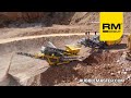 RM 80GO! and RM TS3600 crushing limestone in ...