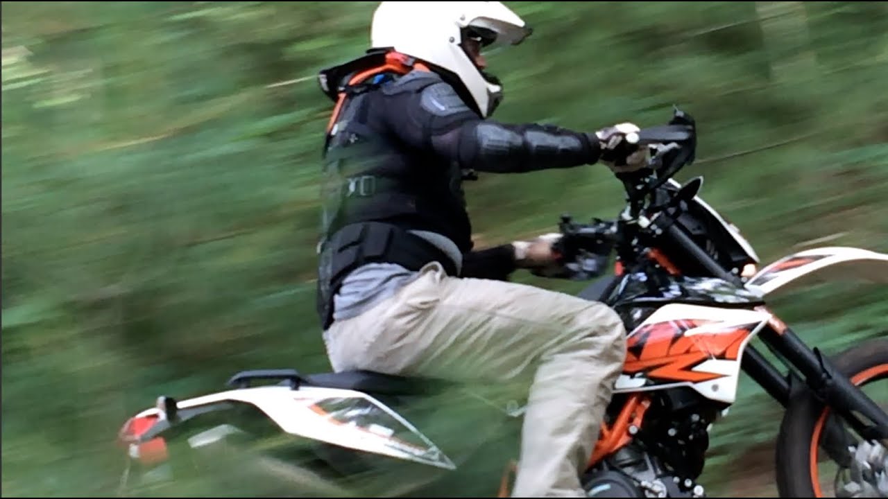 2014 KTM 690 Enduro R putting around mountain trails
