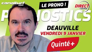 emission video des courses turf pmu du Vendredi 9 janvier 2026