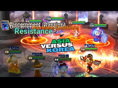 TEAM 10 ARENA INTERSERVER BATTLE vs KOREA - Summoners War