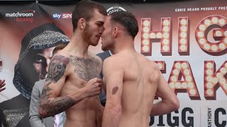 SAM EGGINGTON v GLENN FOOT - HEATED WEIGH IN VIDEO (FROM MANCHESTER) / HIGH STAKES