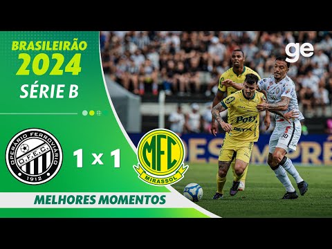 Gols e lances de Operário x Mirassol