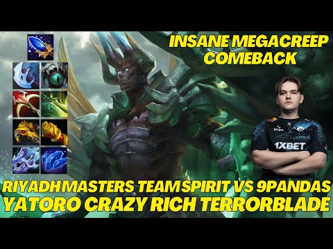 Yatoro Terrorblade Carry Hard Epic Comeback!!! - RIYADH MASTERS 2023 - Dota 2 Pro Gameplay