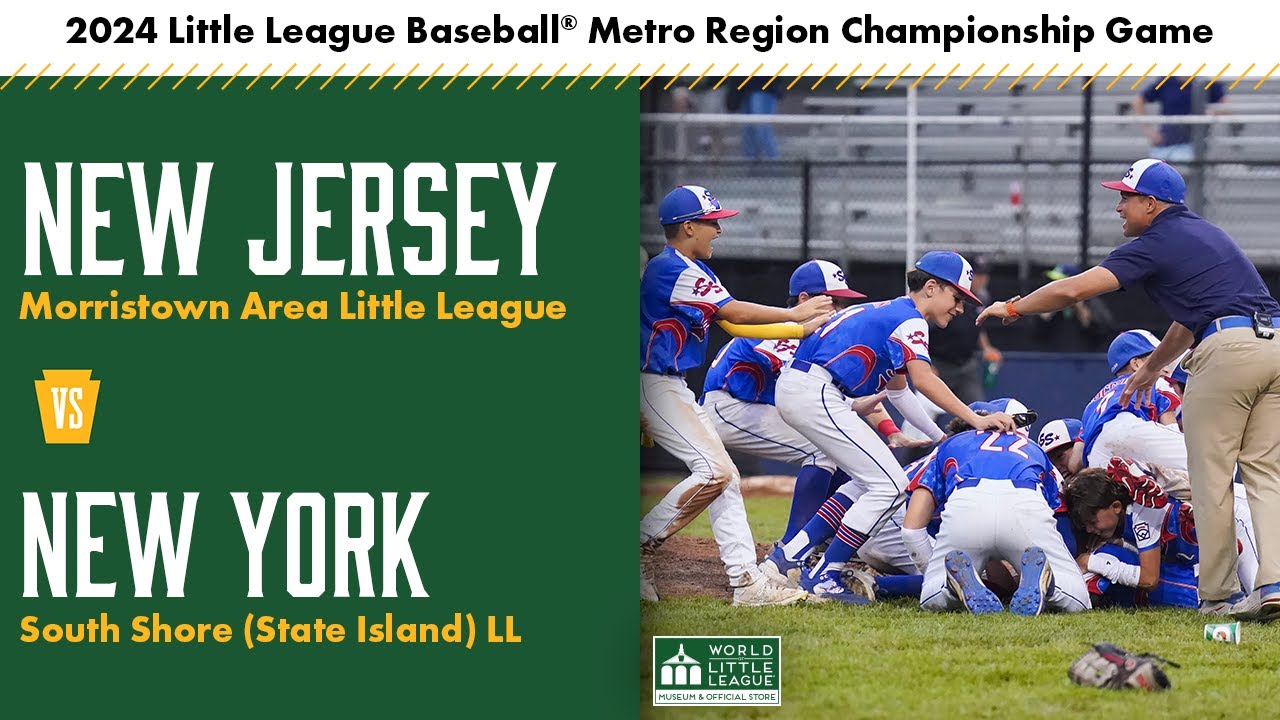 2024 Little League Baseball Metro Championship | New Jersey vs New York