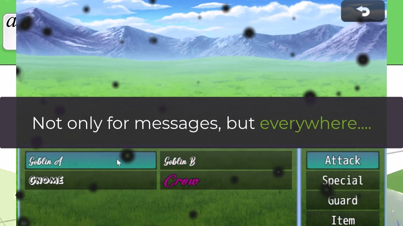 How use different fonts in RPG Maker game (MV, MZ)