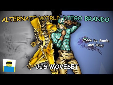 THE GREATEST DIEGO BRANDO AU MOVESET | JJS SKILL BUILDER