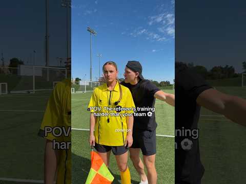 When the referee trains harder than your team #soccer #soccerplayer #worldcup
