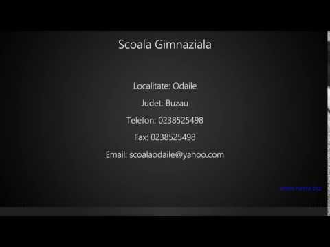 Scoala Gimnaziala Odaile
