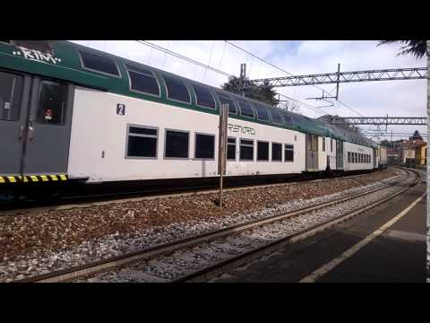 E464 069 XMPR+6 2 piani XMPR e Trenord - Monza Sobborghi - 18/03/2017