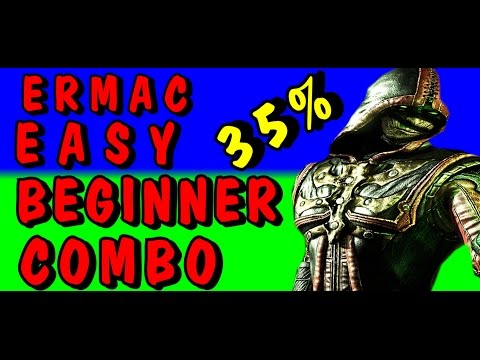 Mortal Kombat X - Ermac - EASY Beginner Combo Tutorial - Master Of Souls