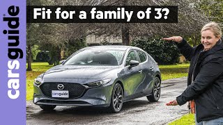 Can this hatchback handle family life Mazda 3 2023 review - G25 Evolve SP test
