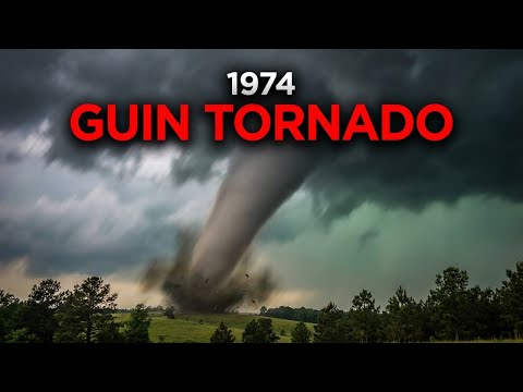 The Fastest-Moving Violent Tornado in History – Guin, Alabama (1974)