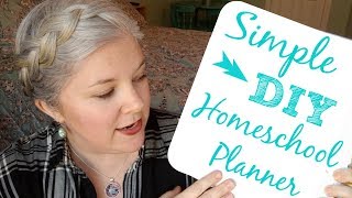 DIY Checklist Homeschool Planner