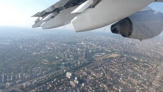 preview picture of video 'British Aerospace Avro RJ-100 Take-Off at Brussels (Nice view of the City)'