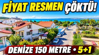 FİYAT DÜŞTÜ DENİZE 150 ADIM BU VİLLA KAÇMAZ 5+1 TRİPLEKS 330 m2 TAM MÜSTAKİL 