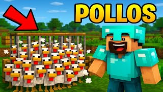 🐣 Cómo HACER una GRANJA de POLLOS PEQUEÑA y AUTOMÁTICA en Minecraft Bedrock
