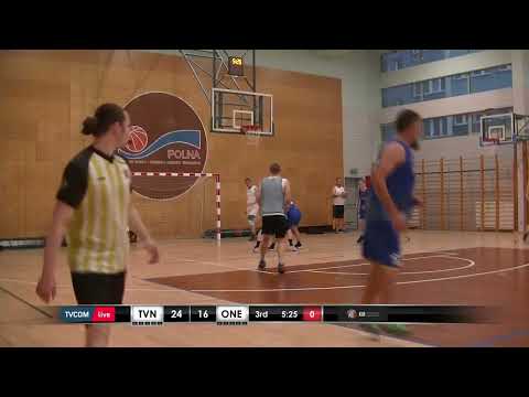 Skrót: TVN vs Group ONE - II Liga Warszawa - 21.06 - Koszykarska Liga Biznesu