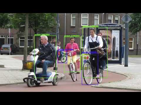 Cyclists Detection - Separate Detection of people and bicycles for Intelligent Video Analytics