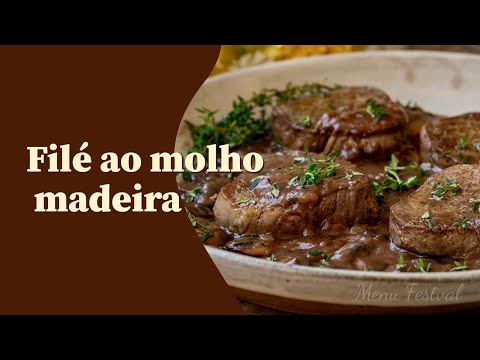 FILÉ AO MOLHO MADEIRA FÁCIL