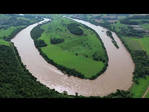 Mirante Volta Do Dedo (Rio Chapecó) - Coronel Freitas - SC (Vídeo com drone)