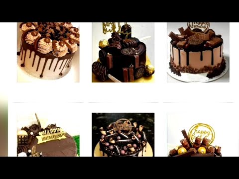 Collection of Chocolate Cake Design's|chocolate Cake design ideas #youtube#chocolate 