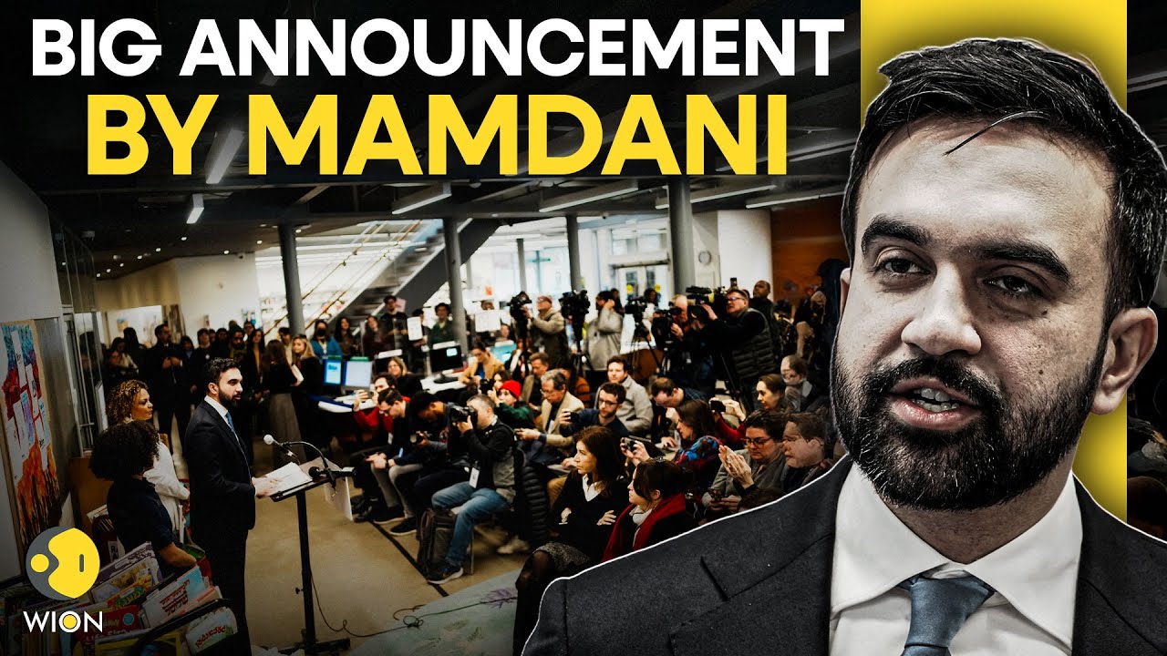 Zohran Mamdani LIVE: New York City Mayor-Elect Zohran Mamdani Makes Major Announcement | WION