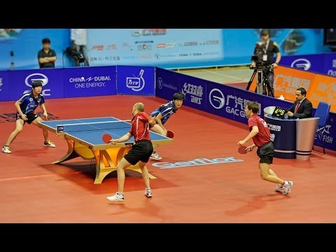 World Tour Grand Finals Highlights: Kim Min Seok/Seo Hyundeok vs Robert Gardos/Daniel H. (1/4 Final)
