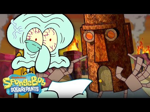 Squidward's House Destroys Bikini Bottom! ?? | SpongeBob