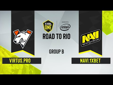 CS:GO - Virtus.pro vs. NAVI.1XBET [Train] Map 2 - ESL One: Road to Rio - Group B - CIS