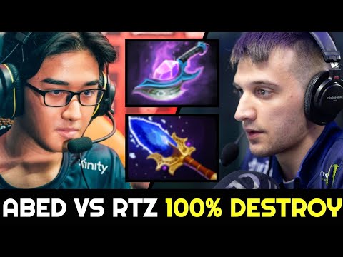 ABED vs ARTEEZY — 100% Destroy ft MASON 7.28 Dota 2