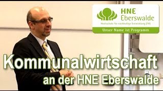 preview picture of video 'Kommunalwirtschaft an der HNE Eberswalde'