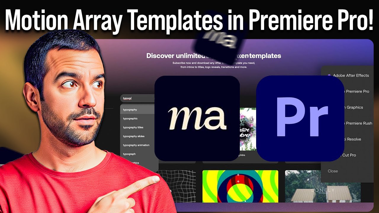 How to Use Motion Array Templates in Premiere Pro (Step-by-Step)