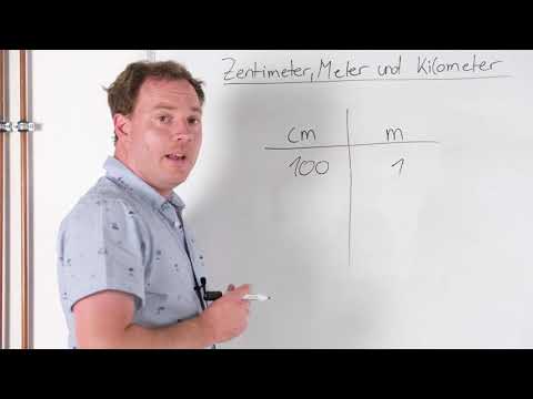 Zentimeter, Meter und Kilometer