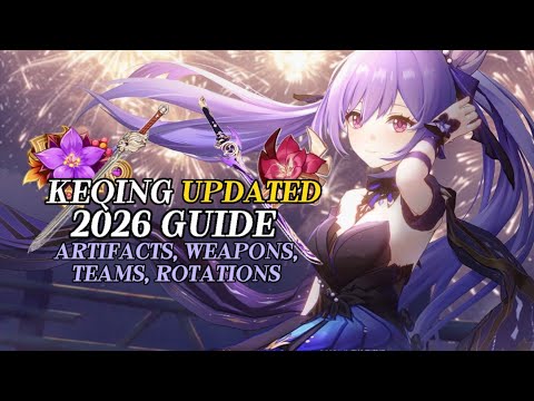 Best updated Keqing Build Guide in 2026 | Weapons, Teams, Artifacts & Rotations! | Genshin Impact