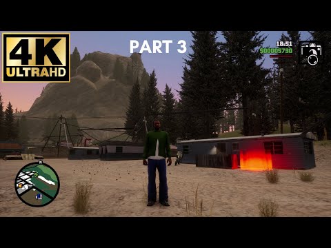GTA San Andreas Definitive Edition Part 3 walkthrough (4K60fps UHD)