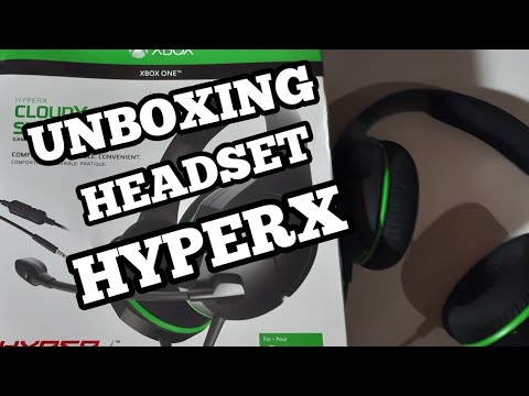 UNBOXING HEADSET HYPERX CLOUD STINGER CORE