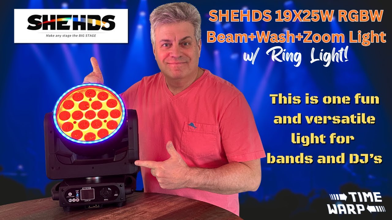<strong>NEW! Shehds19x25W RGBW Zoom Light | Honest Review</strong>