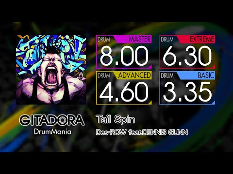 【GITADORA】 Tail Spin (MASTER ~ BASIC) Drum