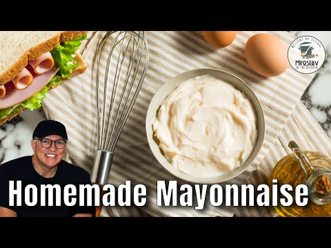 🍯 Homemade Mayonnaise from Scratch – No Fail Recipe