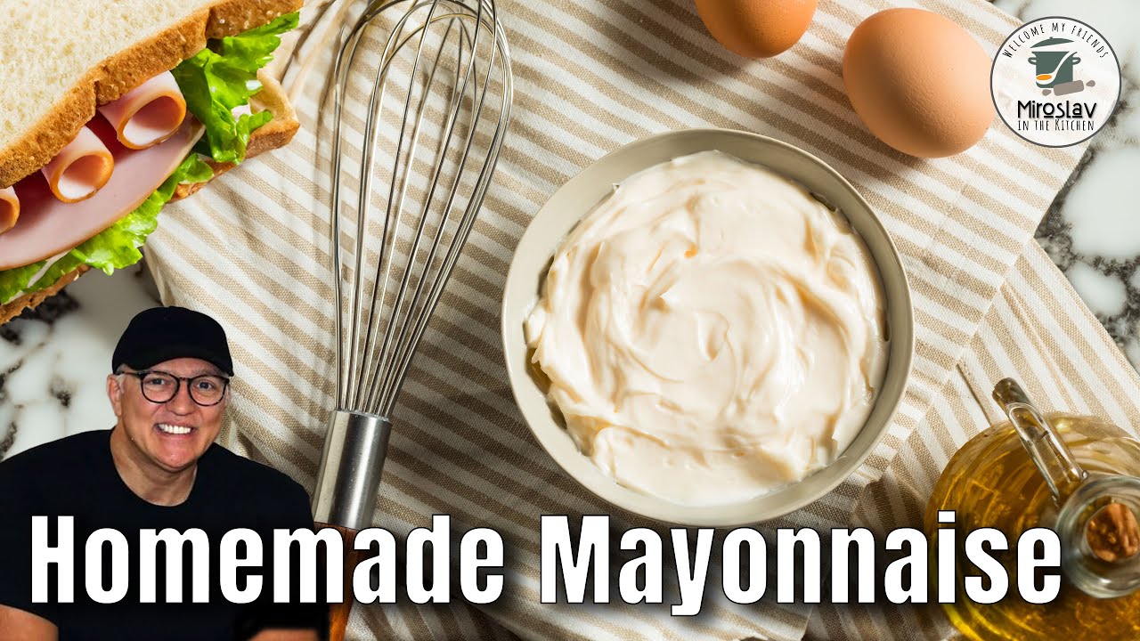 🍯 Homemade Mayonnaise from Scratch – No Fail Recipe