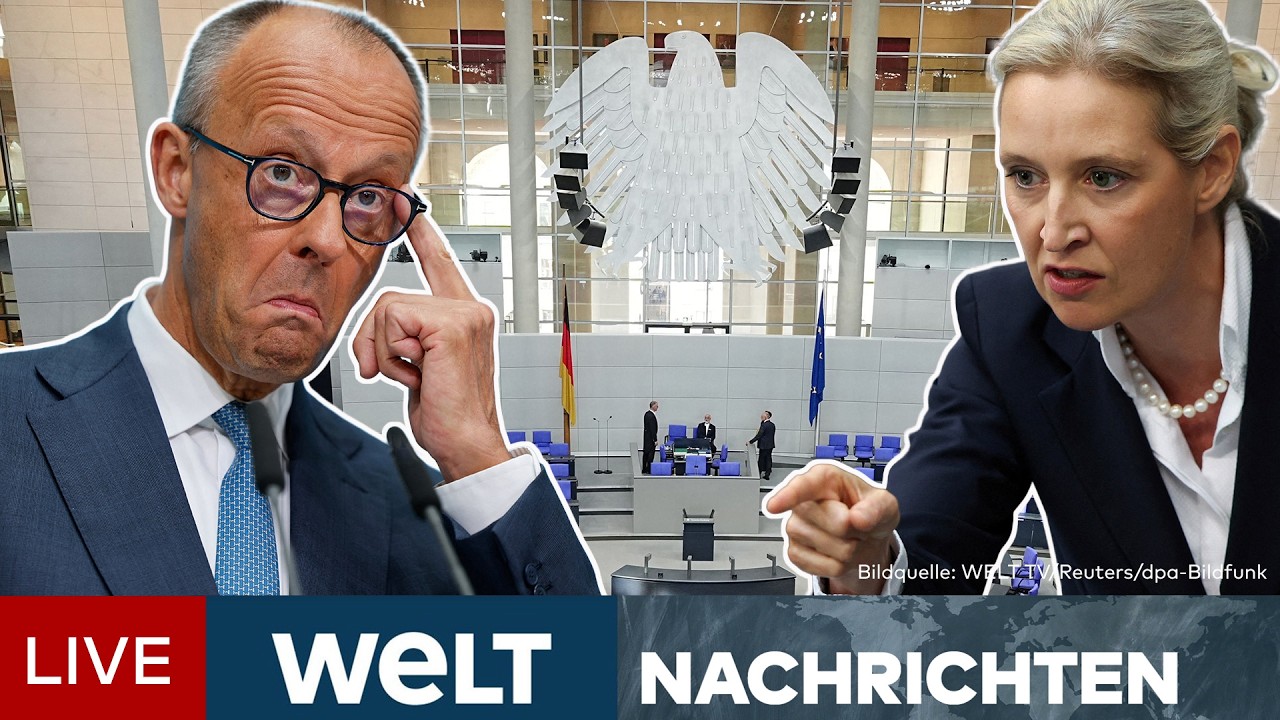 KANZLER-DÄMMERUNG: Merz ungeeignet? Rededuell gegen Weidel nach dem AfD-Wahlbeben | LIVESTREAM