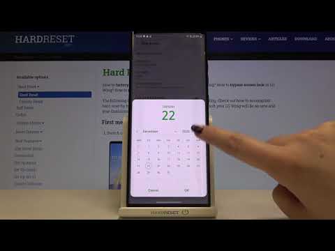 How to Change Date & Time on LG Wing – Time Zone